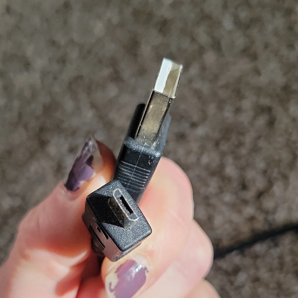 Black USB Cable